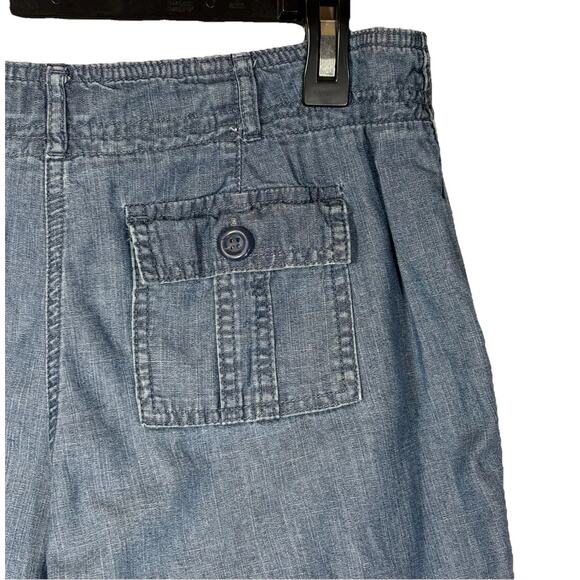 CHARTER CLUB Denim Shorts 10P Vintage Cotton Classic Fit Waist 34" Jeans Jorts - Picture 7 of 8